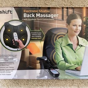 Black Electronic Shiatsu Back Massager